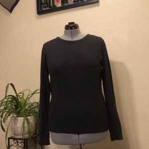 Large gray long John long sleeved shirt